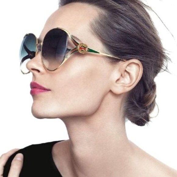 NWT Gucci Oversized Sunglasses 100% Authentic - Picture 2 of 7